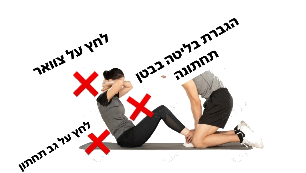 הנזק של כפיפות בטן